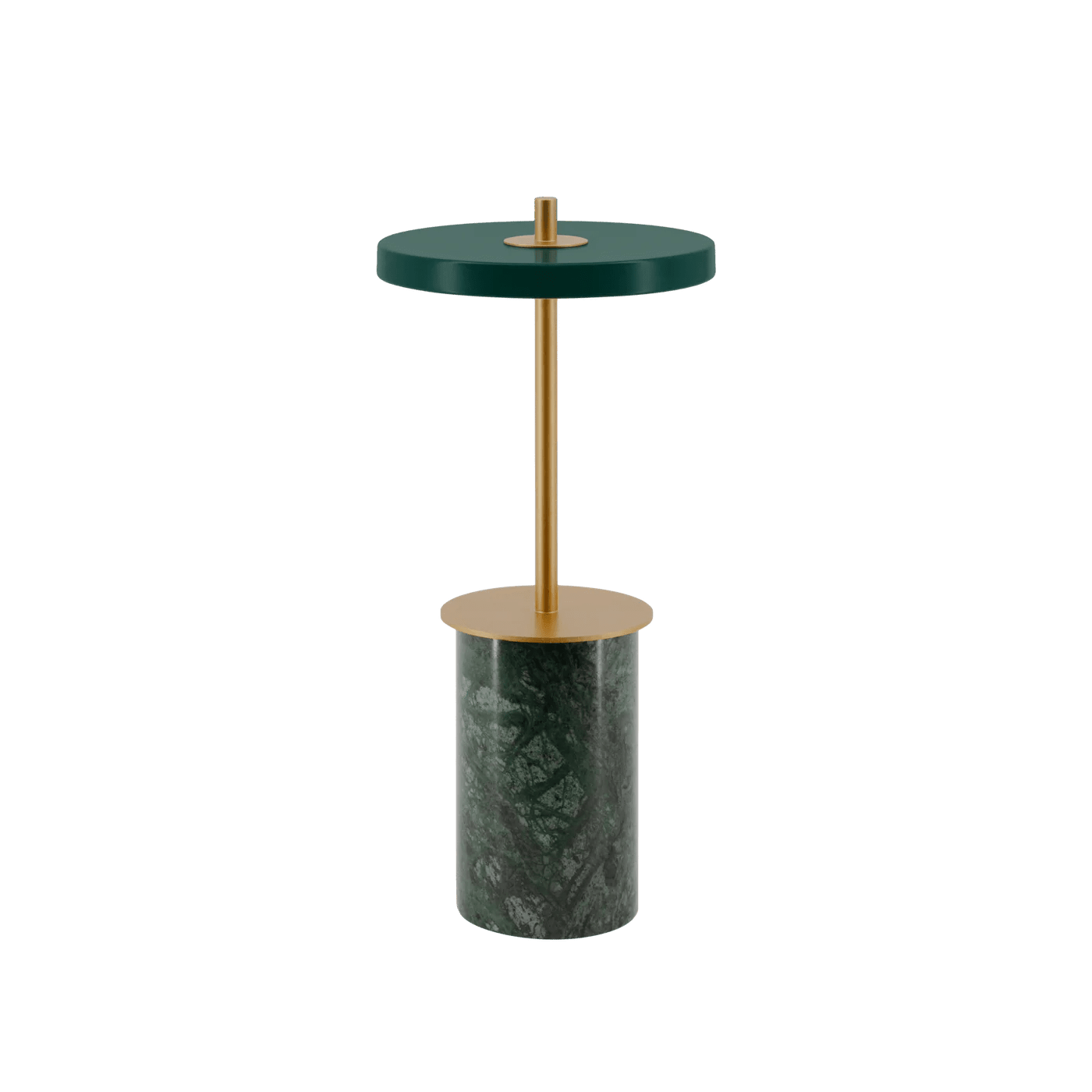 Lampe de table en marbre vert 12x25,5cm Asteria move mini - Umage - The Cool Republic