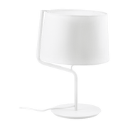 Lampe de table en métal blanc 45 x 31 cm Berni - Faro Barcelona - The Cool Republic