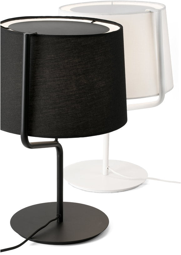 Lampe de table en métal blanc 45 x 31 cm Berni - Faro Barcelona - The Cool Republic