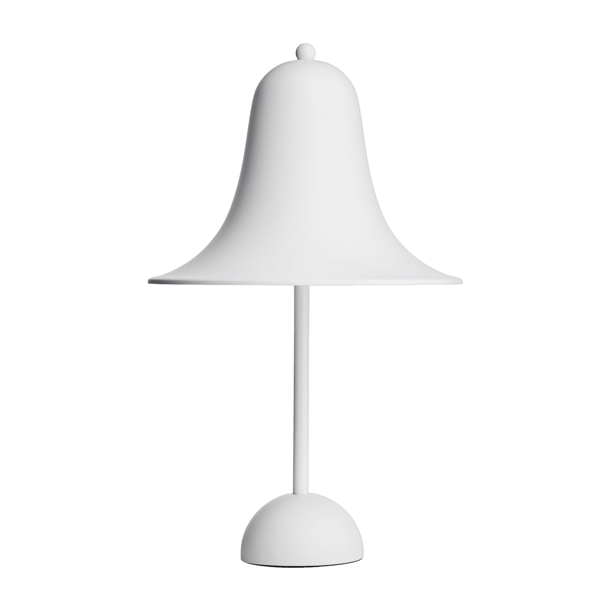 Matte white metal table lamp Pantop - Verpan - The Cool Republic