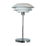 Lampe de table en métal blanche 50 x 31 cm - Dyberg Larsen - The Cool Republic