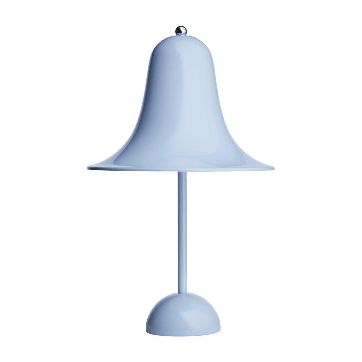 Light blue metal table lamp Pantop - Verpan - The Cool Republic