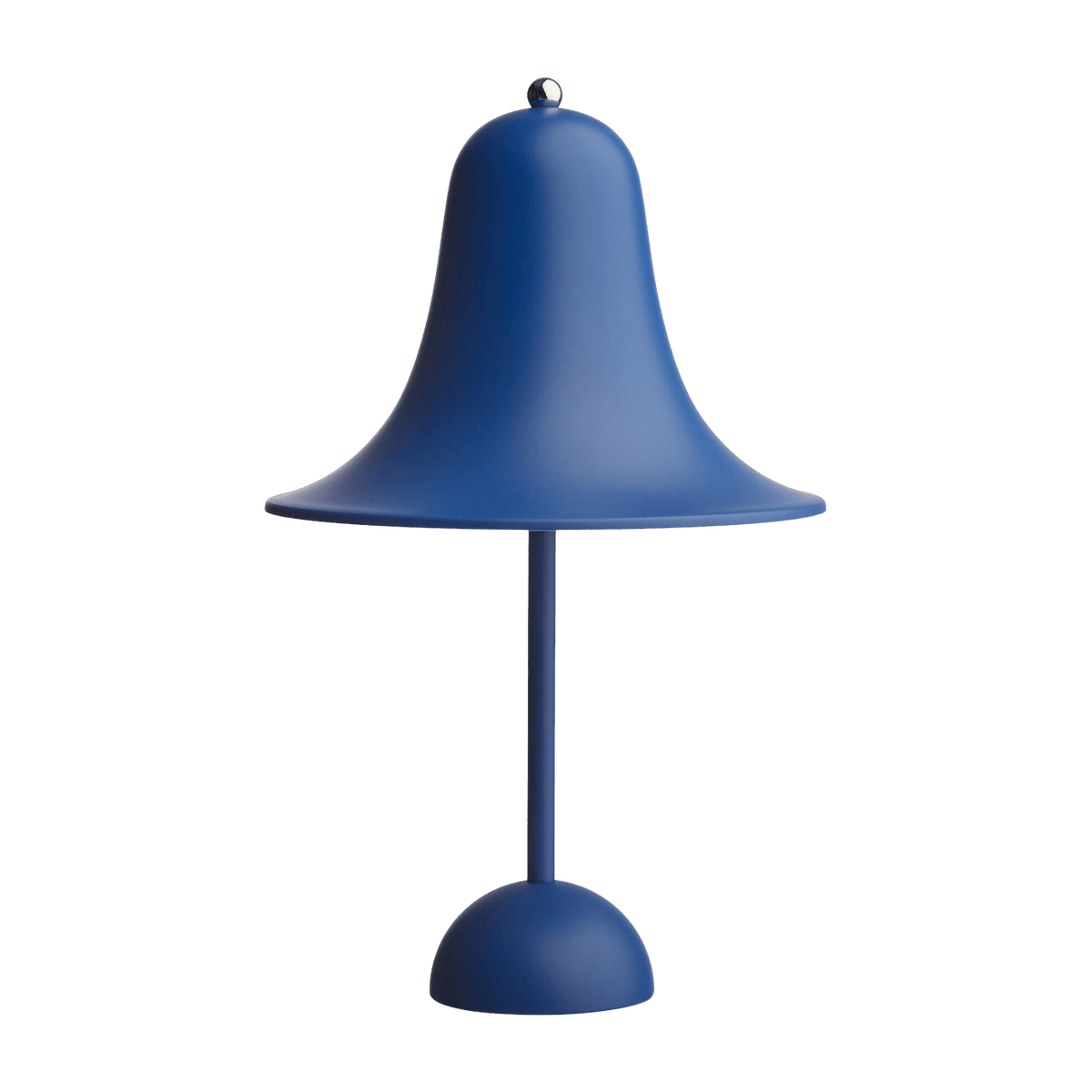 Matte blue metal table lamp Pantop - Verpan - The Cool Republic