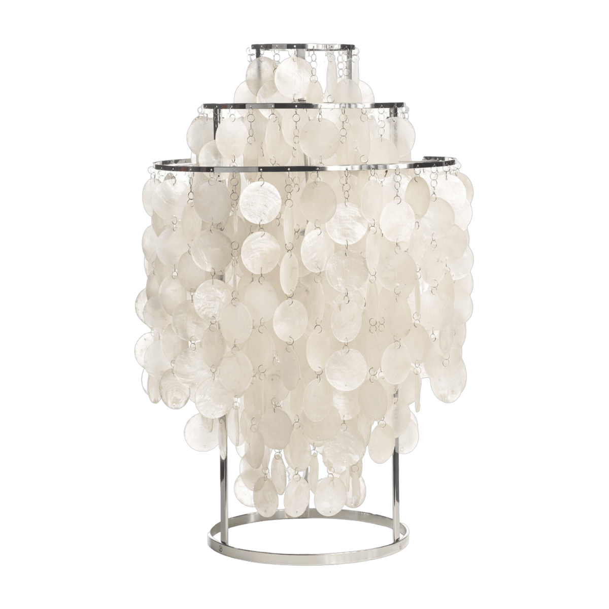 Chrome metal table lamp Fun 1 TM - Verpan - The Cool Republic