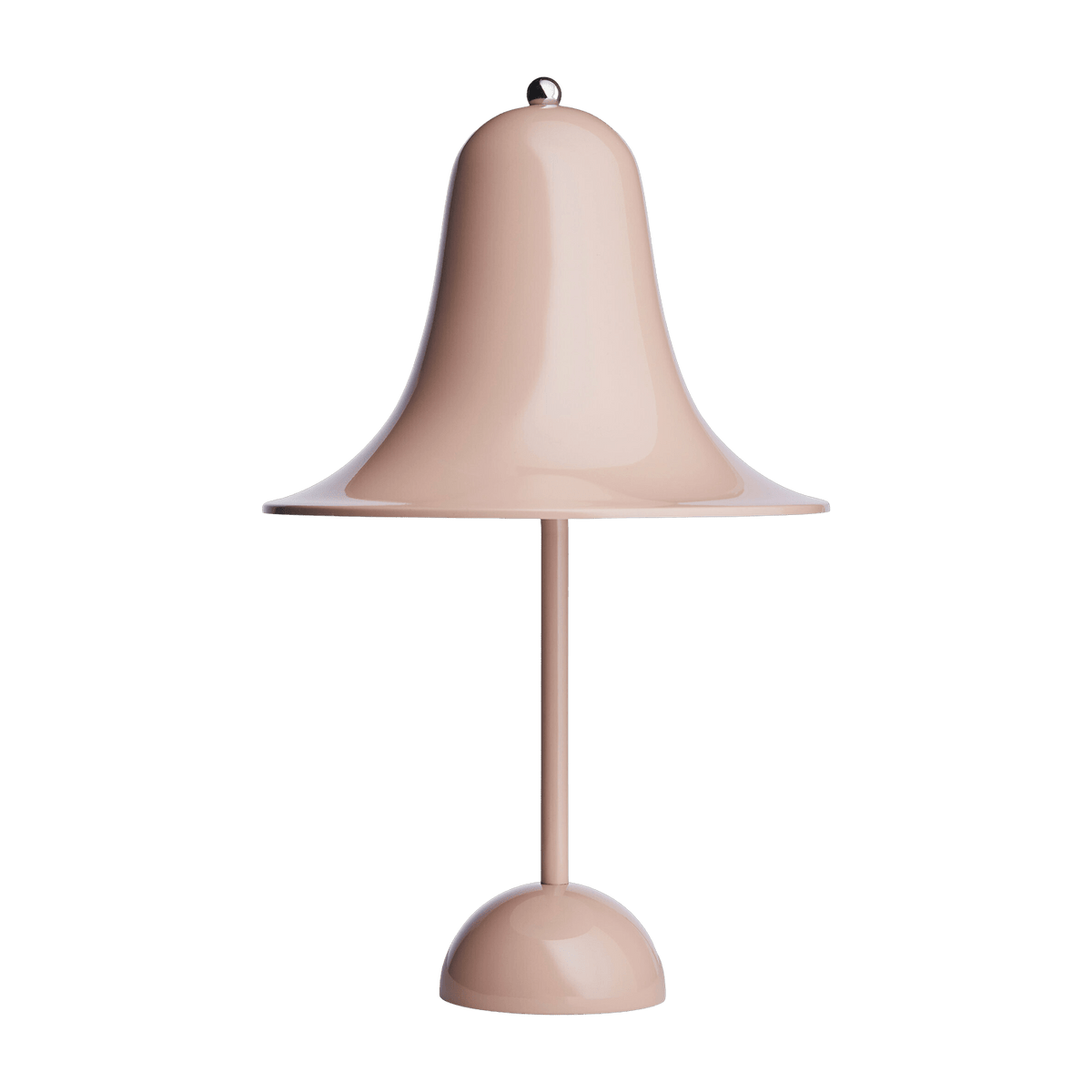 Dusty pink metal table lamp Pantop - Verpan - The Cool Republic