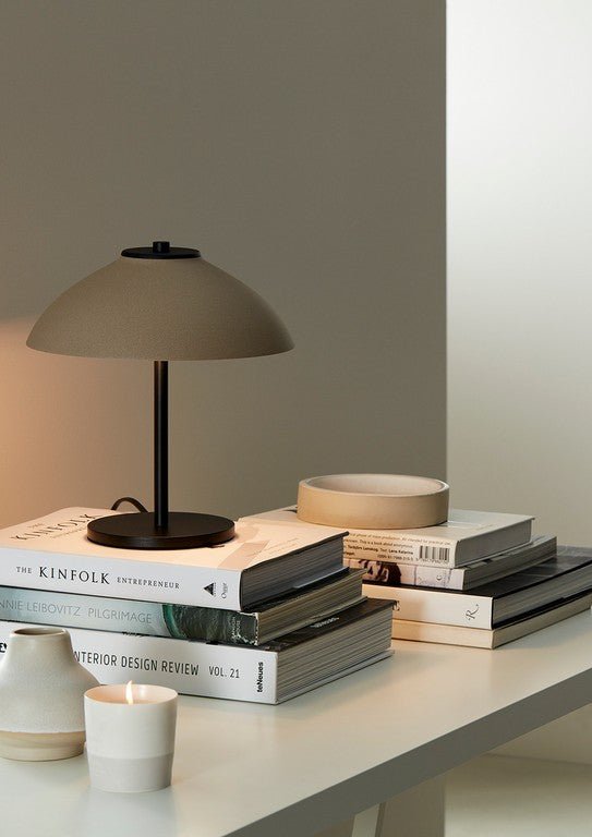 Lampe de table en métal noir 14x24x25,8cm Vali - Belid - The Cool Republic