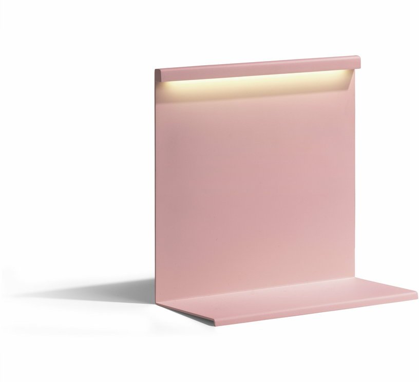 Lampe de table en métal rose LBM - Hay - The Cool Republic