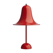 Lampe de table en métal rouge Pantop - Verpan - The Cool Republic