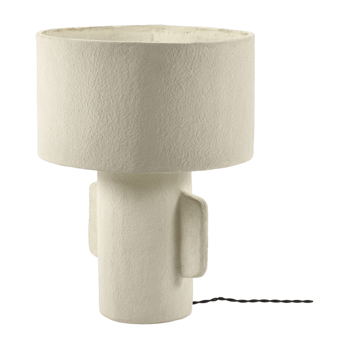 Lampe de table en papier mâché blanc 46 cm Earth - Serax - The Cool Republic