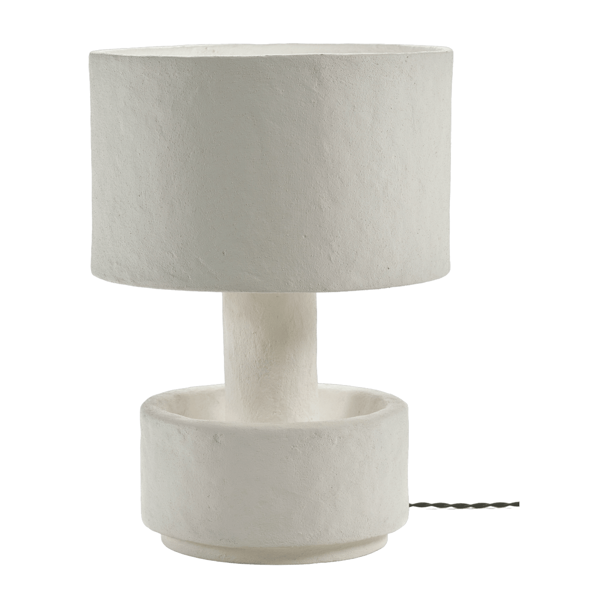 Lampe de table en papier mâché blanc Earth - Serax - The Cool Republic