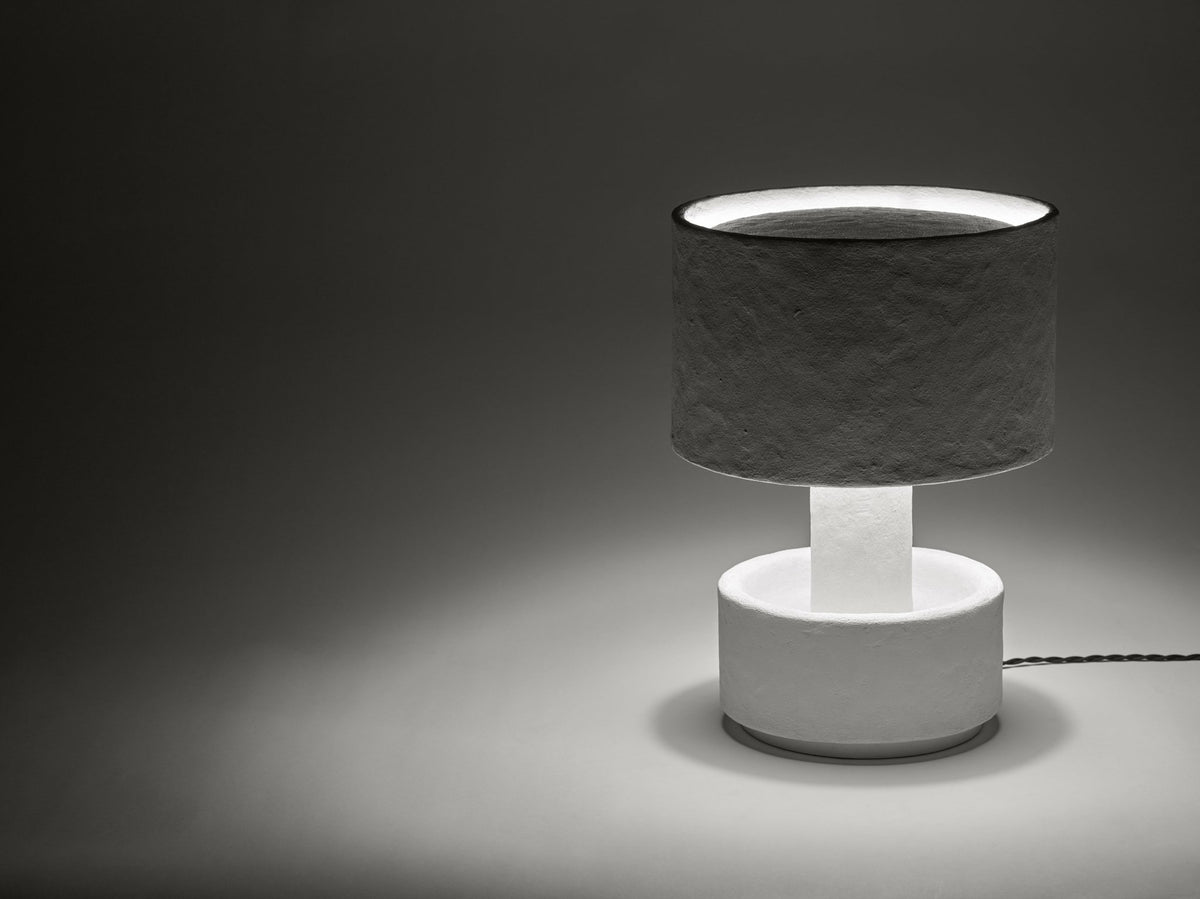 Earth white papier-mâché table lamp - Serax - The Cool Republic
