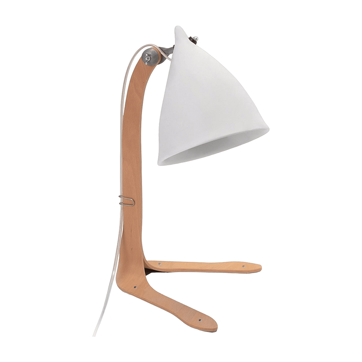 Lampe de table en porcelaine mate 42 x 16 cm Cornette - Tsé &Tsé - The Cool Republic
