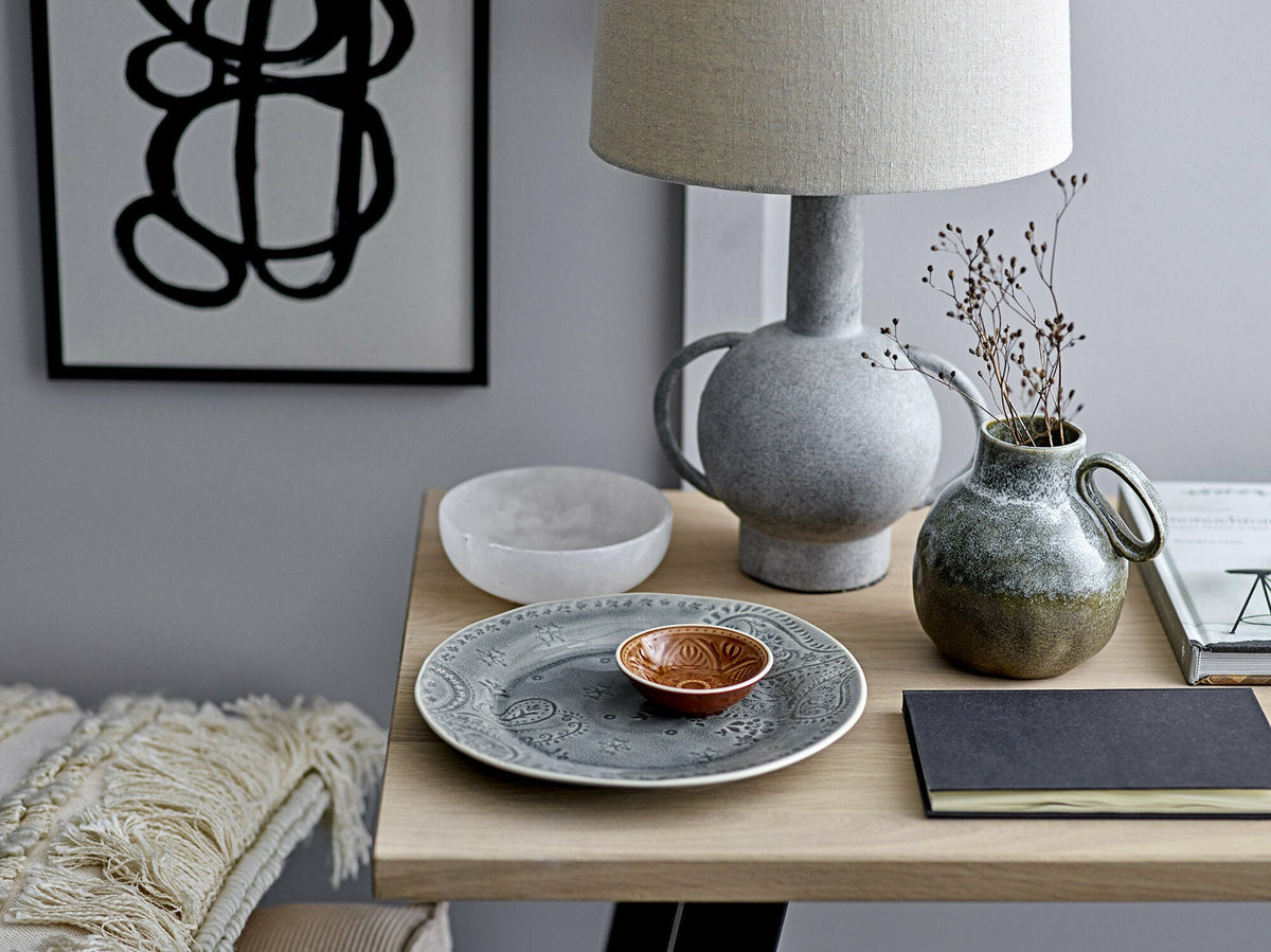 Lampe de table en terracotta grise 58,5 x 30,5 cm - Bloomingville - The Cool Republic
