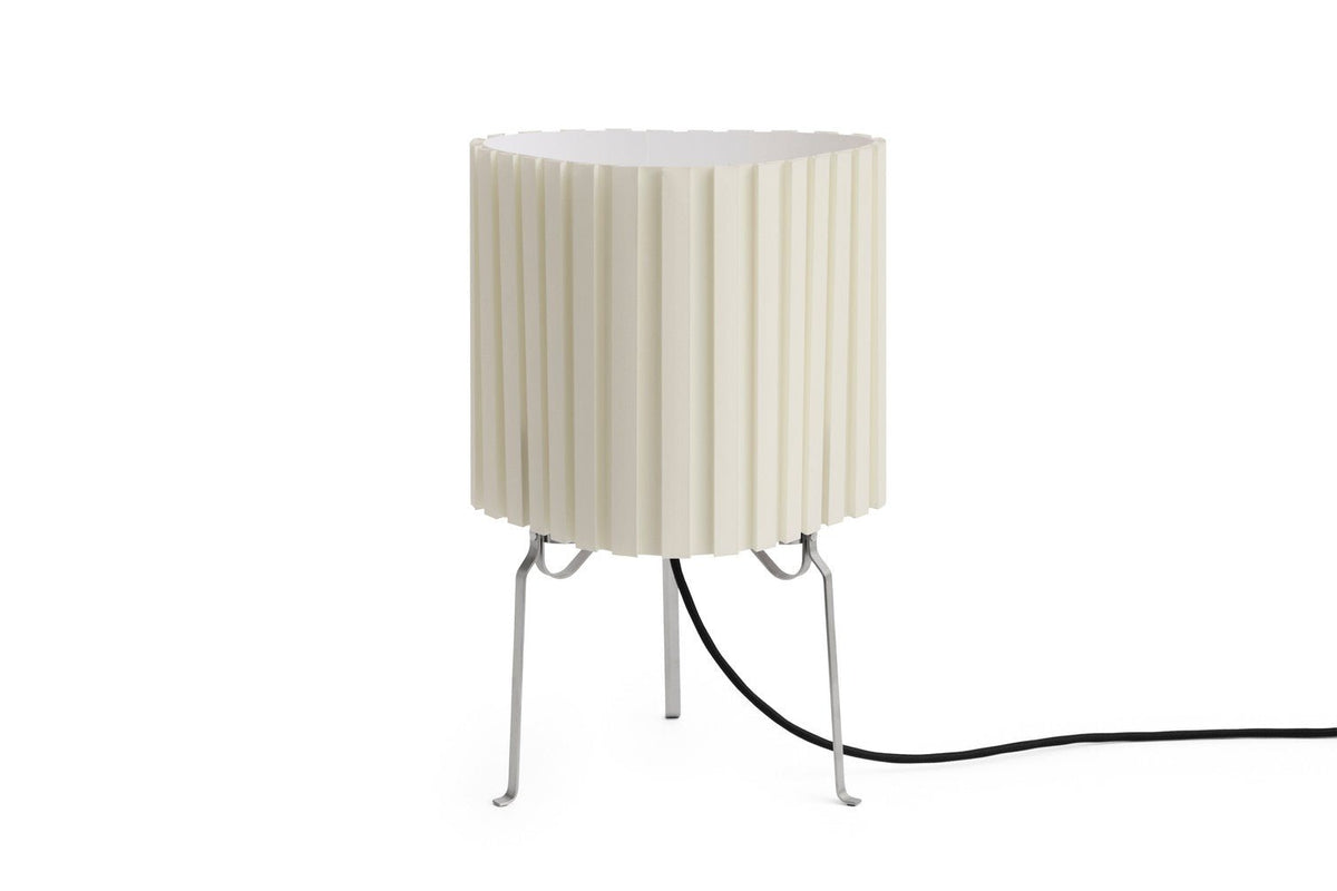 Lampe de table en tissu blanc cassé 24x37cm Canelé 370 - Hay - The Cool Republic