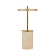 Lampe de table en travertin 12x25,5cm Asteria move mini - Umage - The Cool Republic