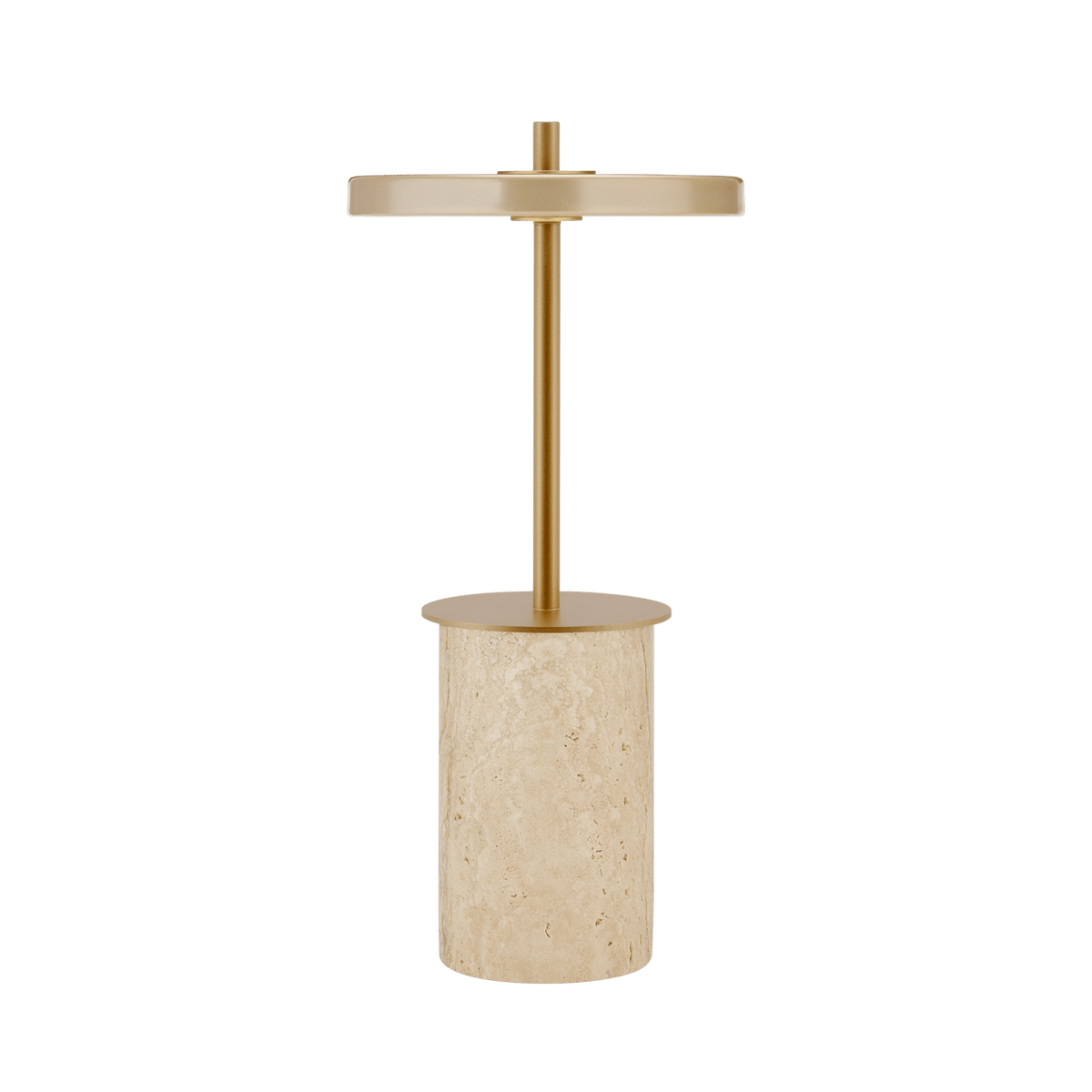 Lampe de table en travertin 12x25,5cm Asteria move mini - Umage - The Cool Republic