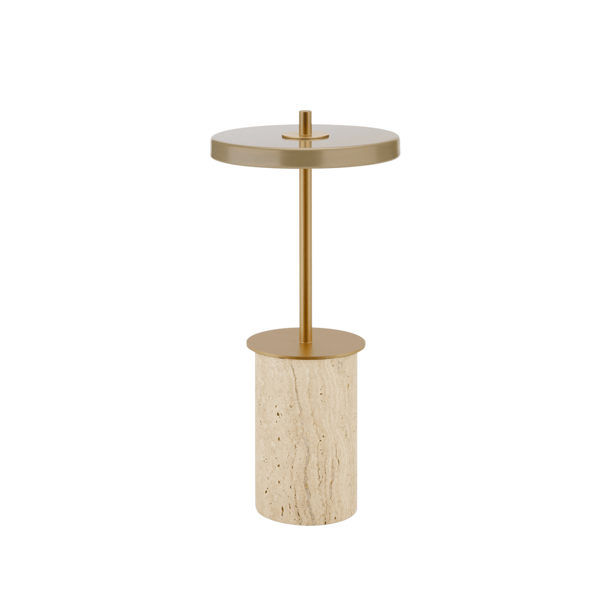 Lampe de table en travertin 12x25,5cm Asteria move mini - Umage - The Cool Republic
