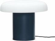 Lampe de table en verre bleu foncé Ateliers - Hübsch - The Cool Republic