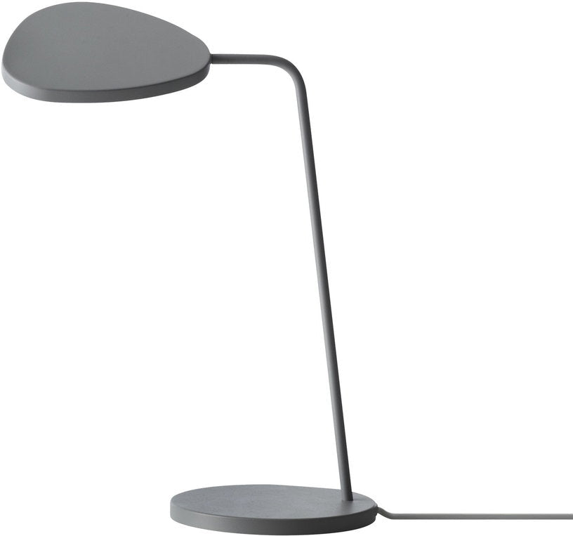 Lampe de table grise 41,5 cm Leaf - Muuto - The Cool Republic