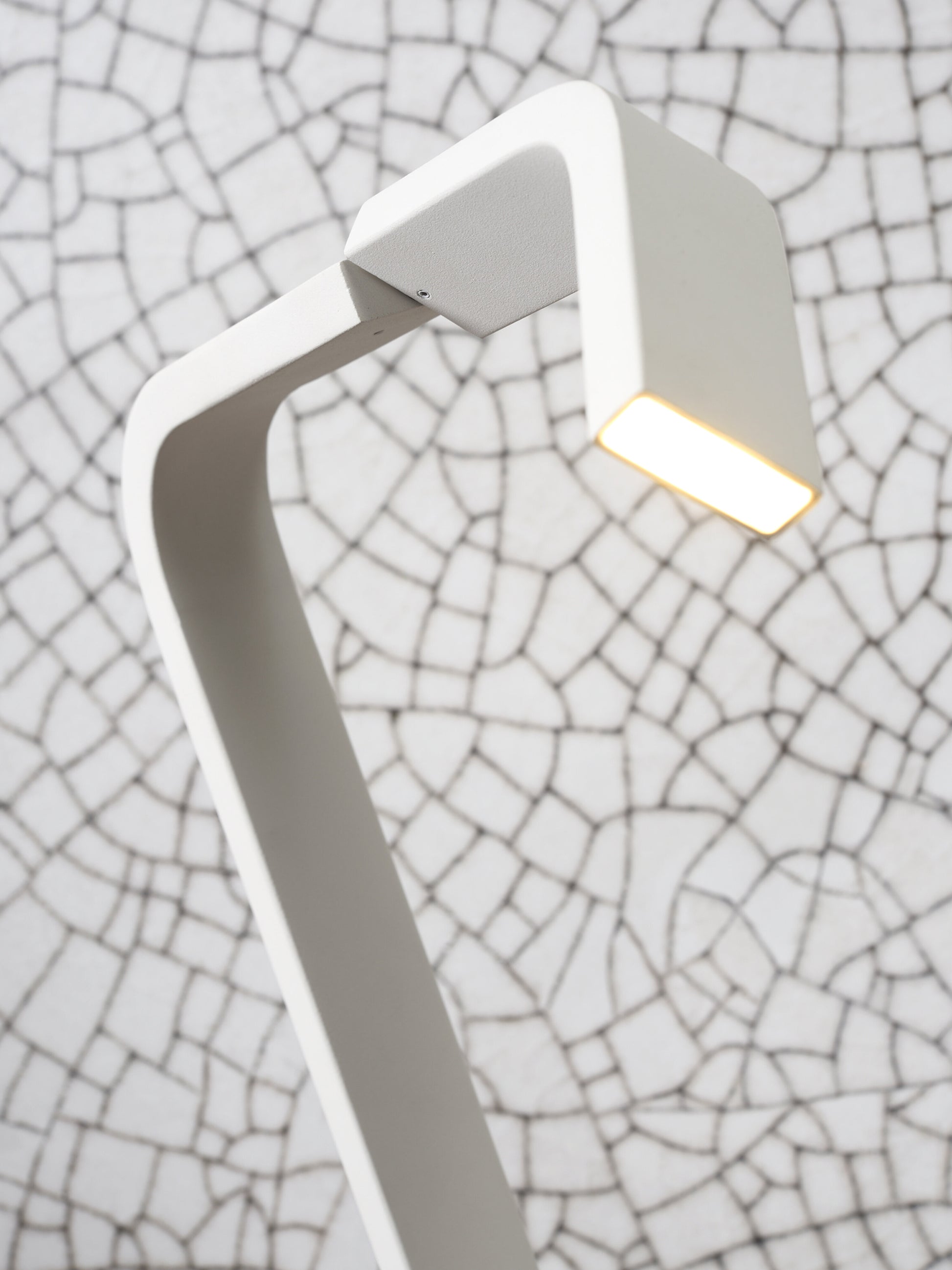 Lampe de table Iron Zurich Led 5W/ 25000Hrs H. 48Cm Incl. Dimmer White - it's about RoMi
