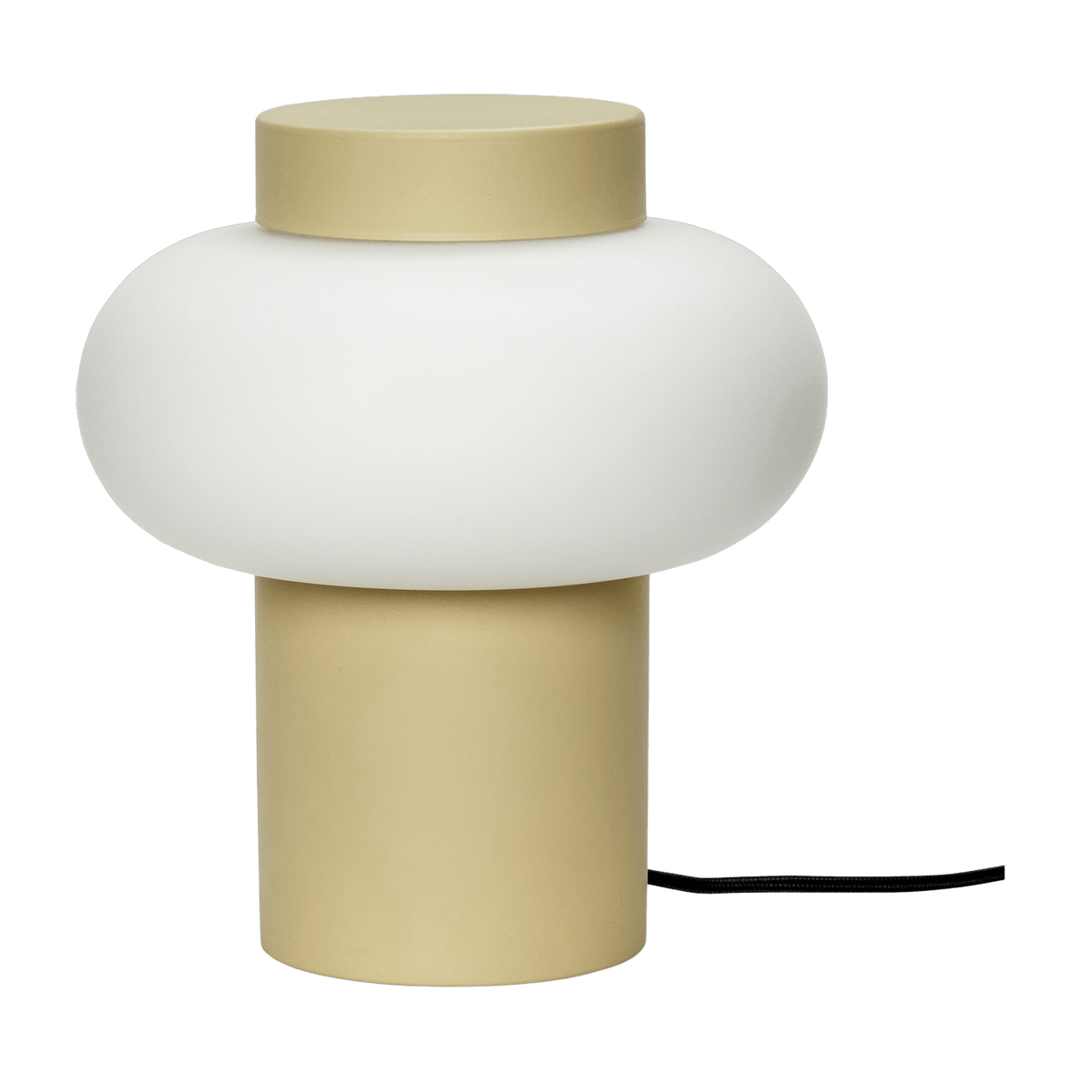 Lampe de table jaune en fer - Hübsch - The Cool Republic
