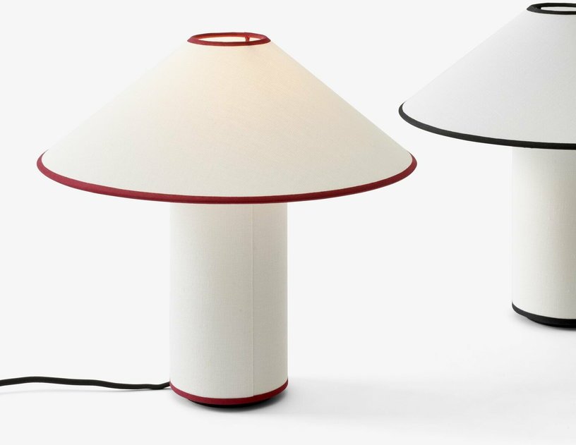 Lampe de table liseré merlot Colette ATD6 - &tradition - The Cool Republic