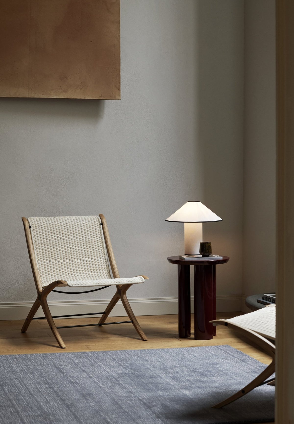 Lampe de table liseré noir Colette ATD6 - &tradition - The Cool Republic