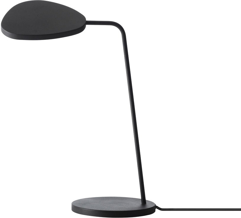 Lampe de table noire 41,5 cm Leaf - Muuto - The Cool Republic