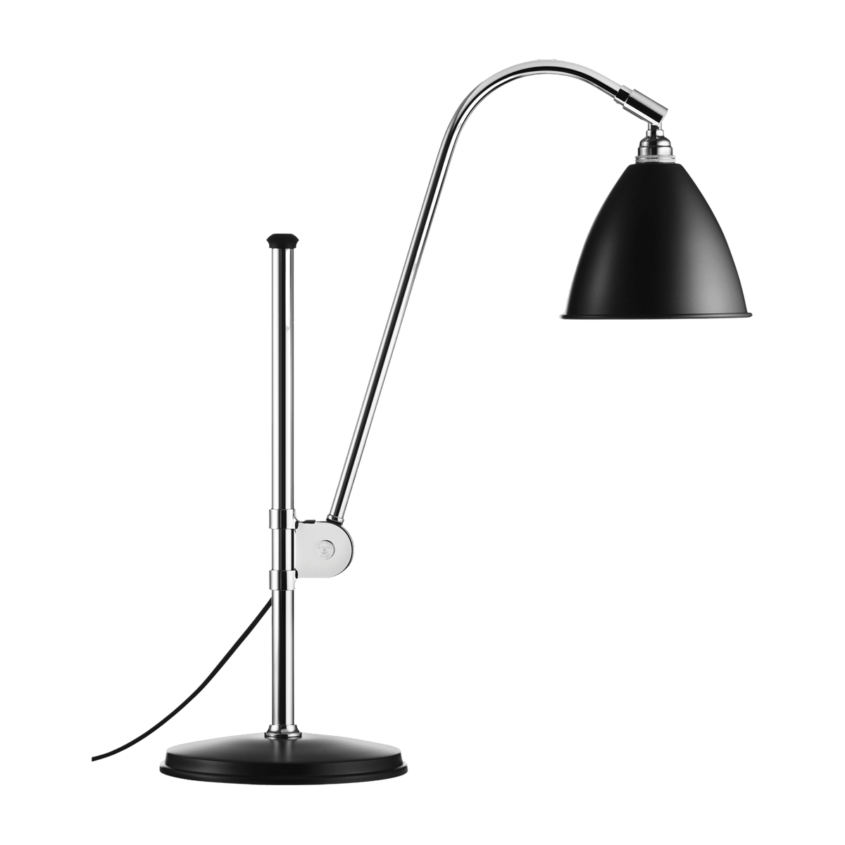 Black table lamp base silver brass BL1 - Gubi - The Cool Republic