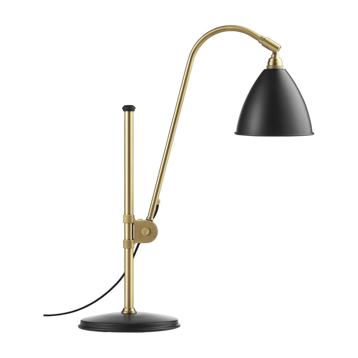 Black table lamp base gold brass BL1 - Gubi - The Cool Republic