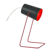 Lampe de table noire et rouge 31 cm Paint T Lavagna - In-es.artdesign - The Cool Republic