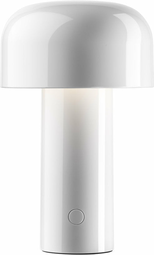 Lampe de table rechargeable design blanc Bellhop - Flos - The Cool Republic