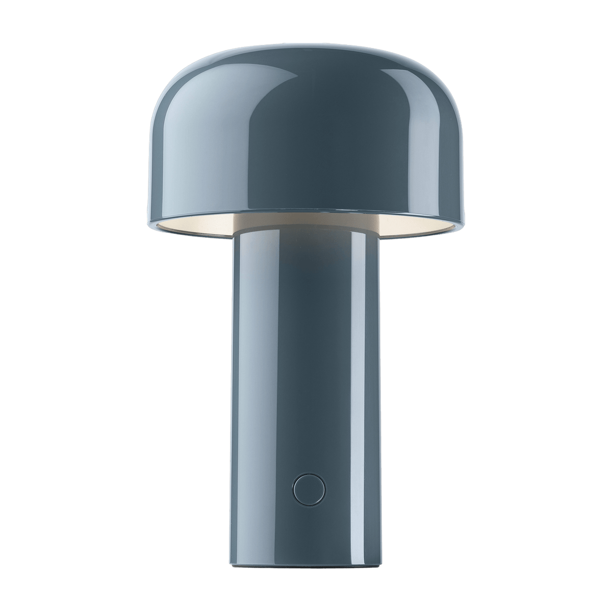 Lampe de table rechargeable design bleu gris Bellhop - Flos - The Cool Republic