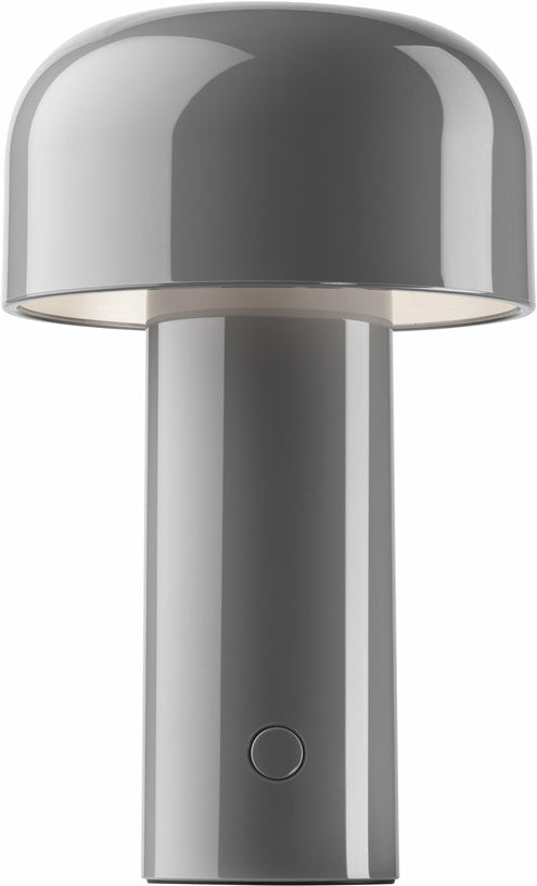Lampe de table rechargeable design gris Bellhop - Flos - The Cool Republic
