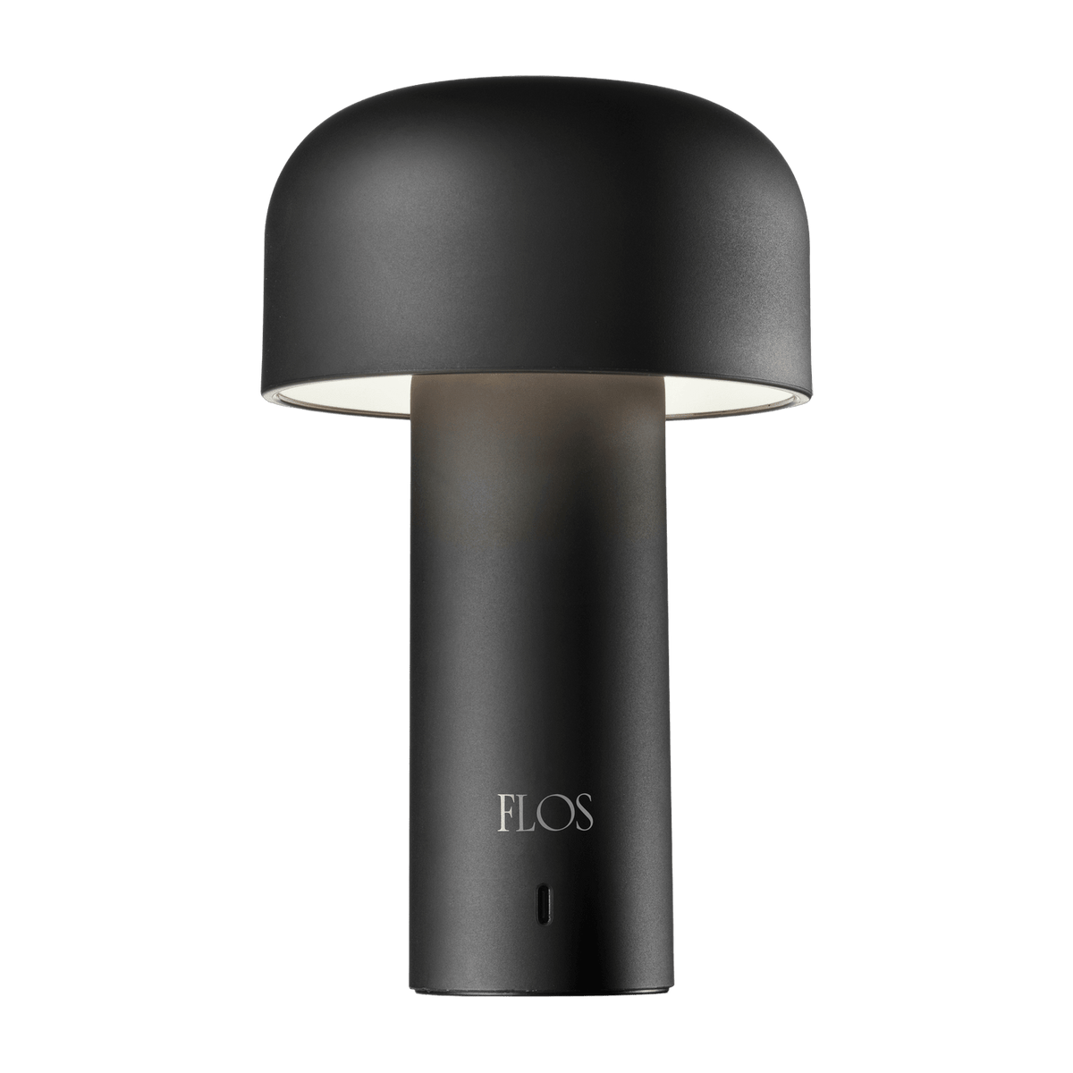 Lampe de table rechargeable design noir mat Bellhop - Flos - The Cool Republic