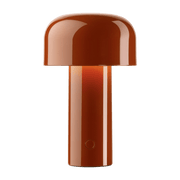 Lampe de table rechargeable design rouge brique Bellhop - Flos - The Cool Republic