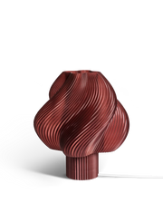 Lampe de table rouge cerise 26 cm Soft serve regular - Crème Atelier - The Cool Republic
