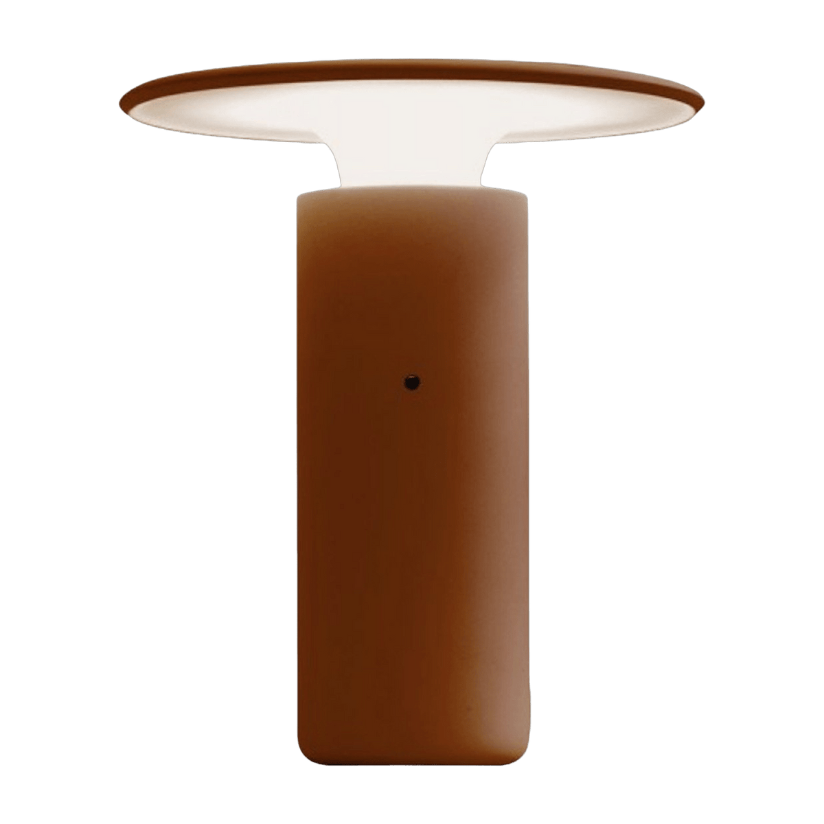 Lampe de table rouge en céramique 21 x 20 cm Nais - Pott - The Cool Republic