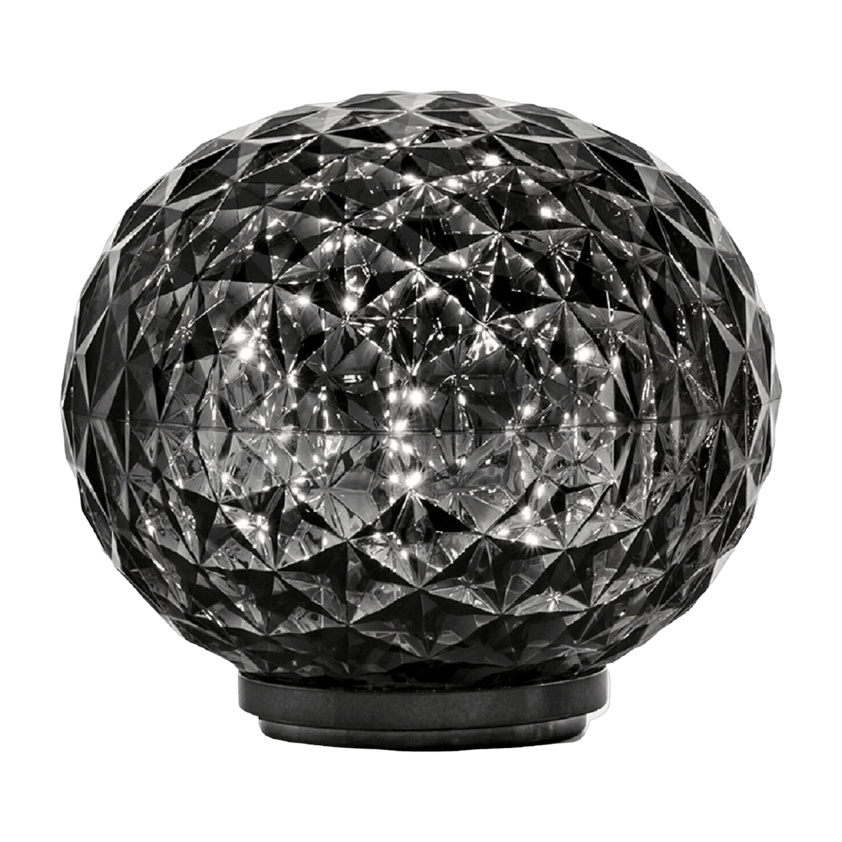 Lampe de table sans fil gris fumée Mini planet - Kartell - The Cool Republic