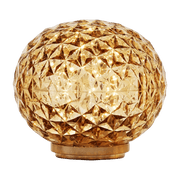 Lampe de table sans fil jaune Mini planet - Kartell - The Cool Republic