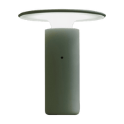 Lampe de table vert en céramique 21 x 20 cm Nais - Pott - The Cool Republic