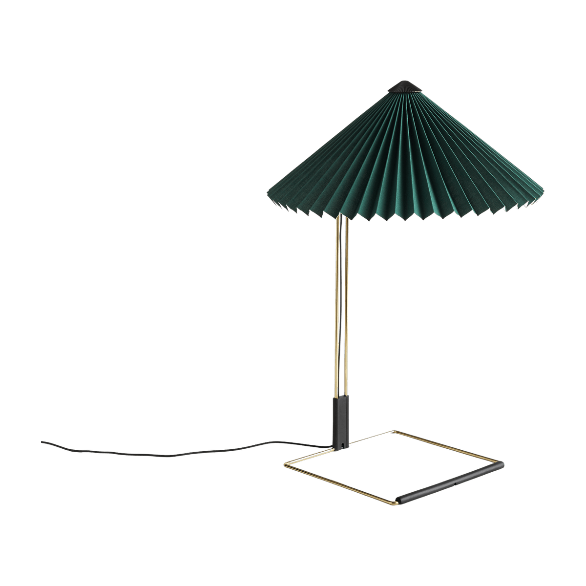 Lampe de table verte et laiton 38 x 52 cm Matin - HAY - The Cool Republic