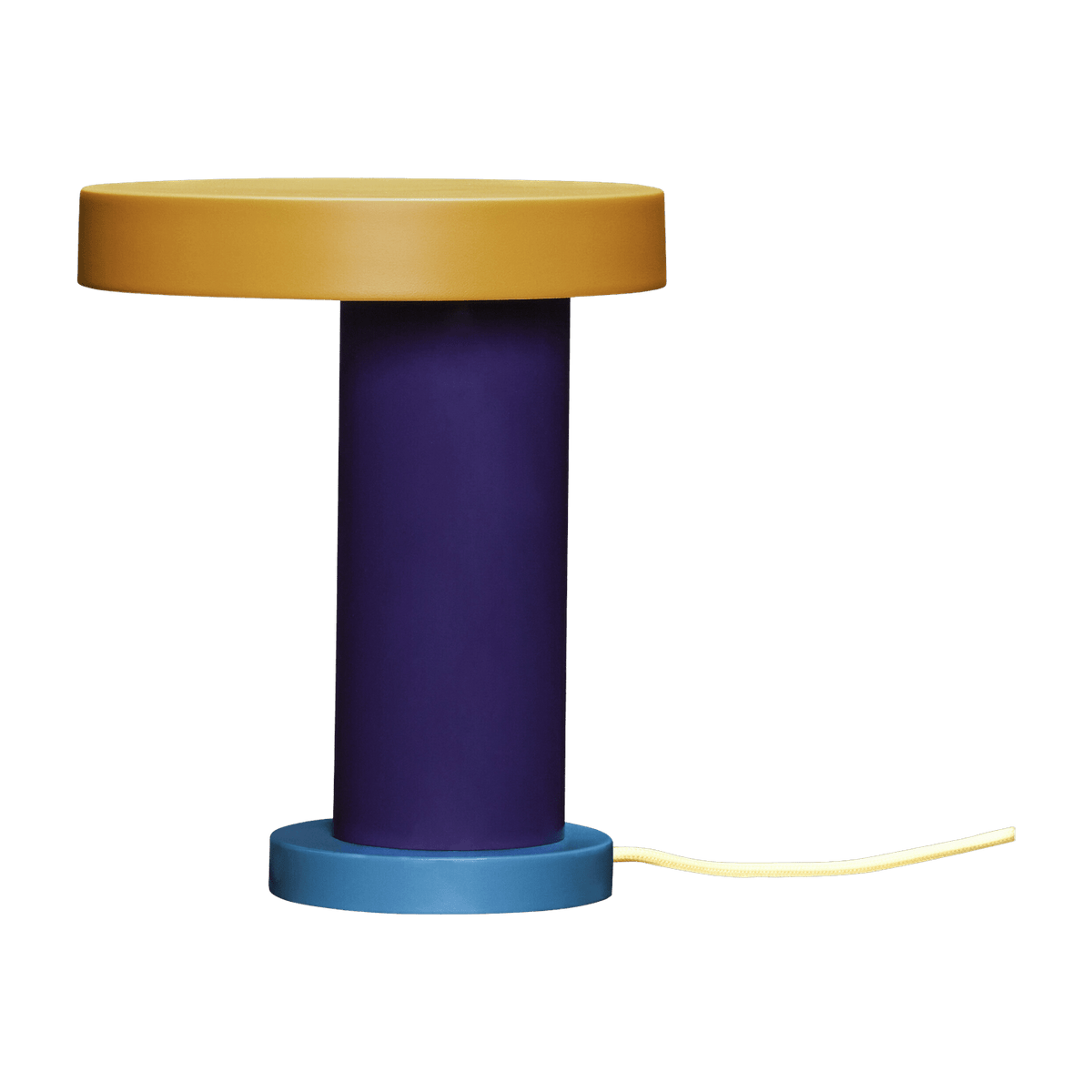 Lampe de table violet et orange 25x20cm Magic - Hübsch - The Cool Republic