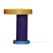 Lampe de table violet et orange 25x20cm Magic - Hübsch - The Cool Republic