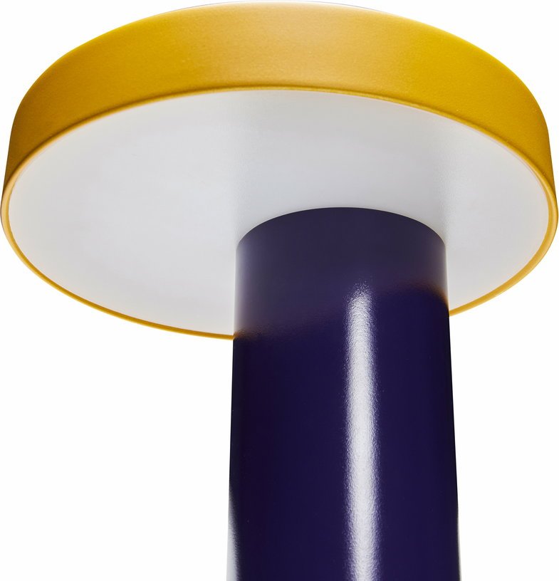 Lampe de table violet et orange 25x20cm Magic - Hübsch - The Cool Republic