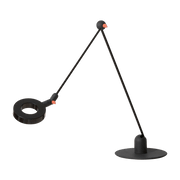 Lampe design de bureau en métal noir L'amica - Martinelli Luce - The Cool Republic