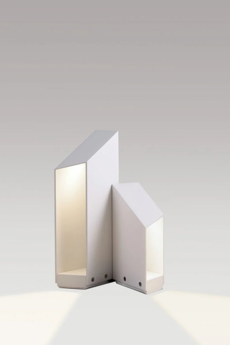 Lampe d'extérieur en aluminium blanc 37x7cm Domus - Marset - The Cool Republic