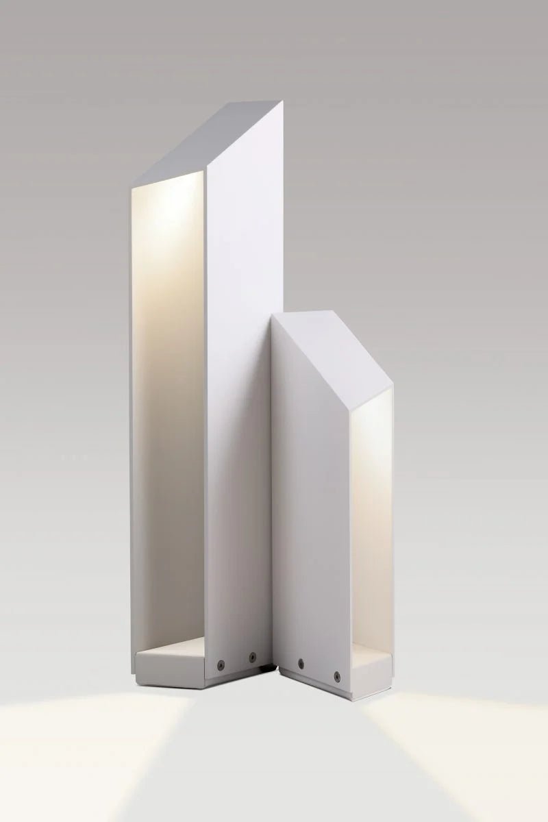 Lampe d'extérieur en aluminium blanc 37x7cm Domus - Marset - The Cool Republic