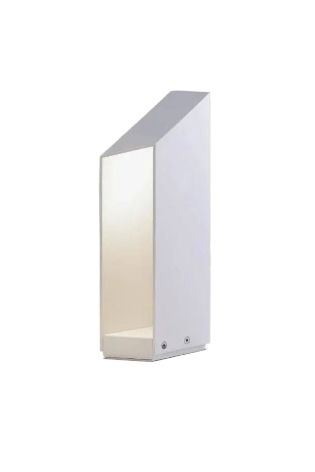 Lampe d'extérieur en aluminium blanc 37x7cm Domus - Marset - The Cool Republic