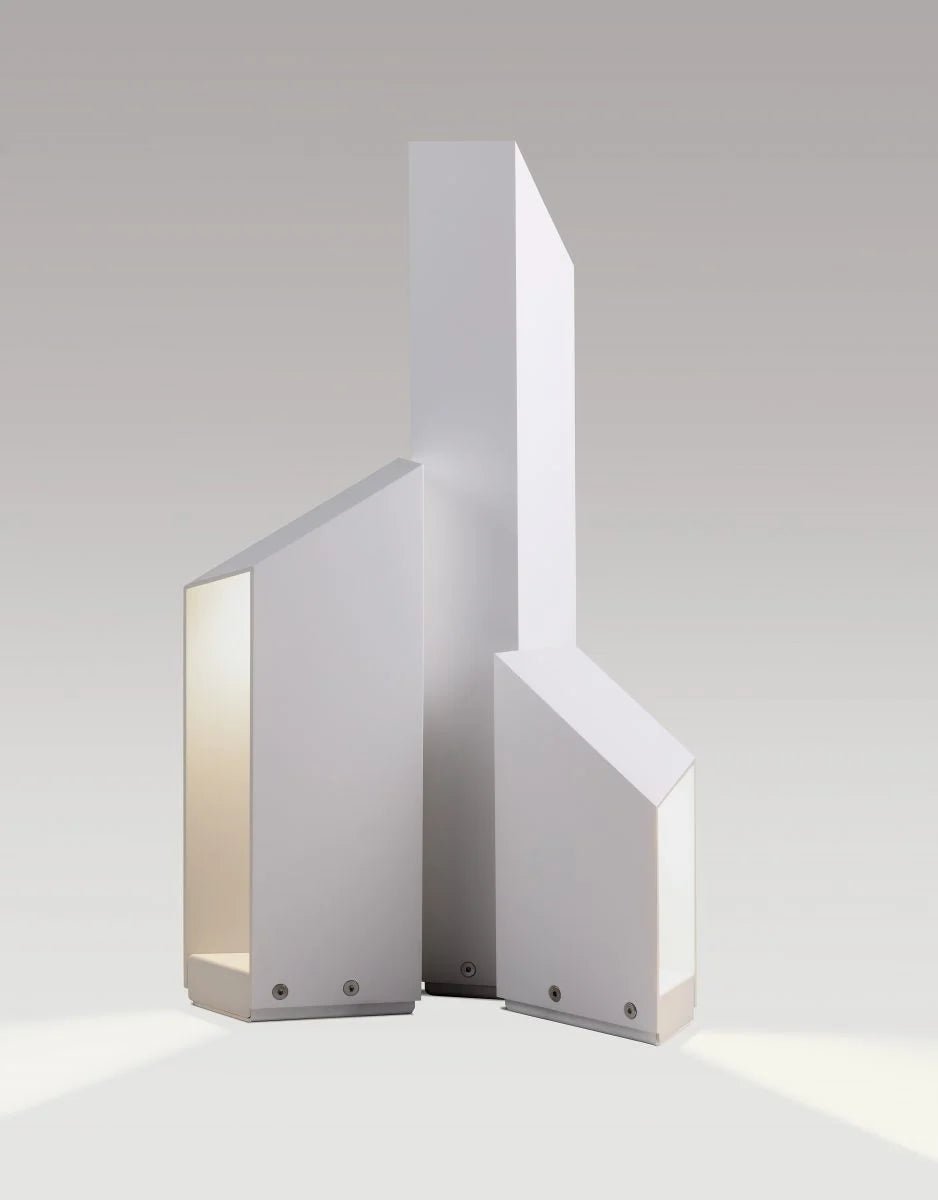 Lampe d'extérieur en aluminium blanc 37x7cm Domus - Marset - The Cool Republic